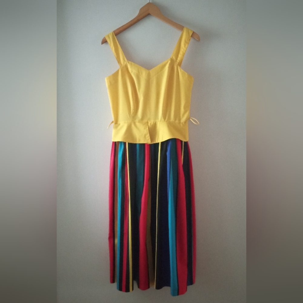 💃🪅 Multicoloured Summer Dress 🎉 | 🌈 Colourful | Size 12